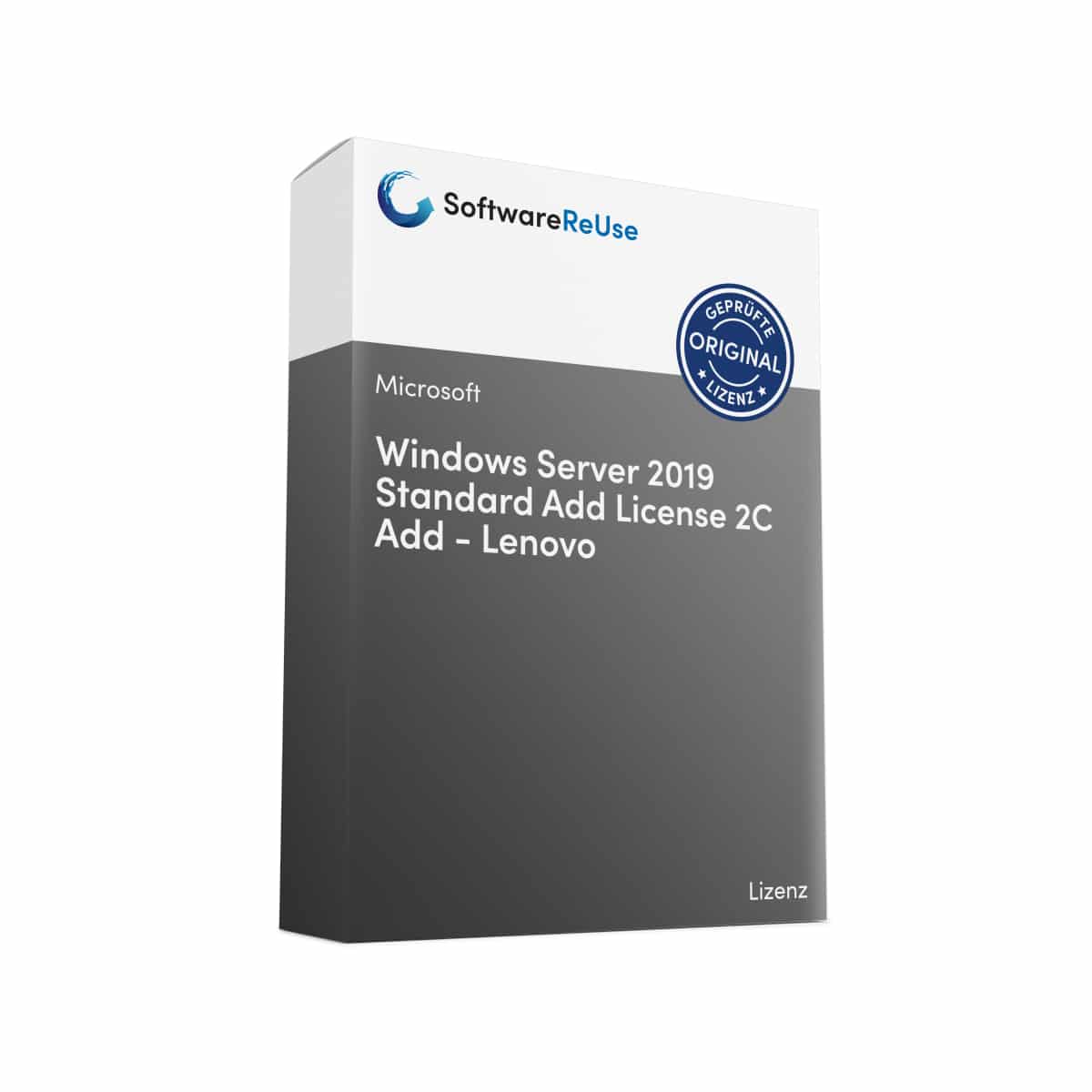 Windows Server 2019 Standard Add License 2C A dd Lenovo DE
